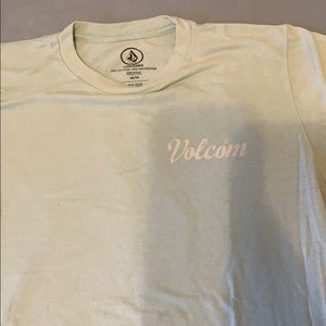 Volcom light aqua tee shirt